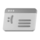 Content and storytelling icon for manufacturing brand development